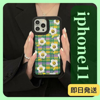 iPhoneケース 韓国 スマホケース 刺繍 フラワー(iPhoneケース)
