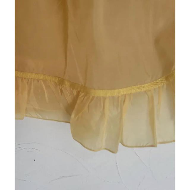 値下げ 88560円 フォクシー FOXEY イエロー 38 フレアスカート 5