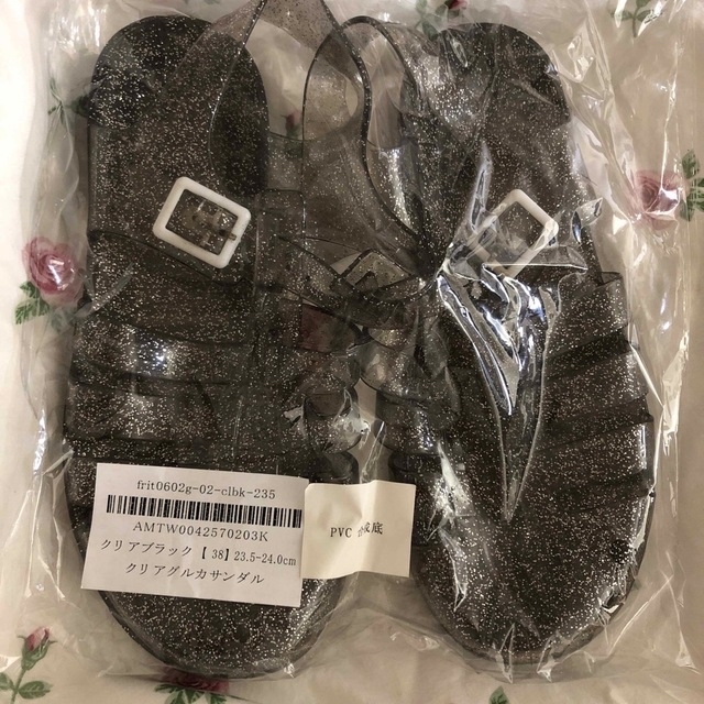 Gurkha clear sandal Black🖤新品未使用 レディースの靴/シューズ(サンダル)の商品写真