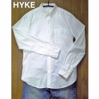 美品/HYKE/ハイク/デニムビブフロントシャツ S