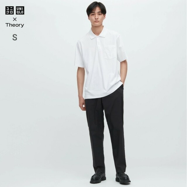 UNIQLO(ユニクロ)のUNIQLO×Theory 2022年 感動イージーパンツ 黒 S 444609 メンズのパンツ(スラックス)の商品写真