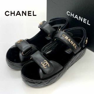 CHANEL♡希少ネイビースポーツサンダル