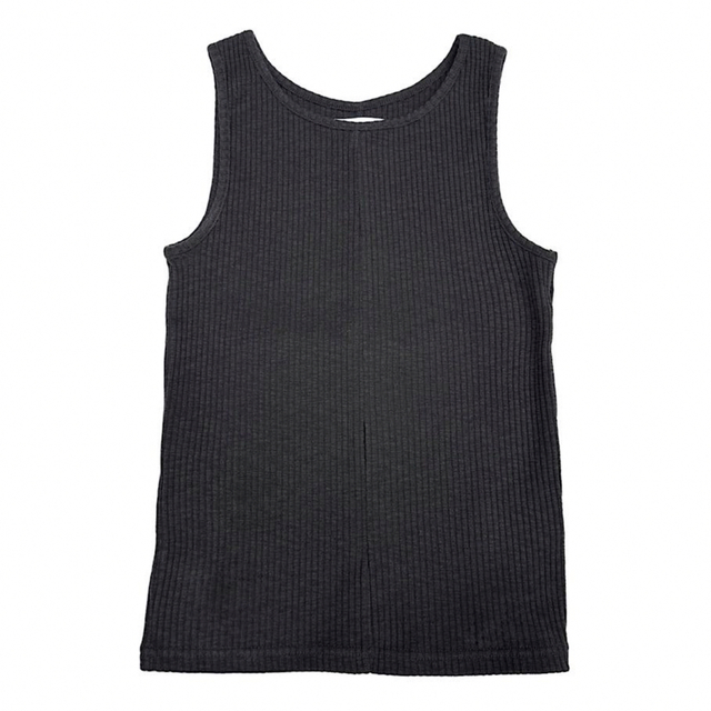 room306 CONTEMPORARY(ルームサンマルロクコンテンポラリー)のroom306  Switching Rib Tank Tops ブラック レディースのトップス(タンクトップ)の商品写真