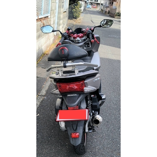 ホンダ(ホンダ)の大人気のバイク(PCX 150cc KF18 大人仕様カスタム車) 改造箇所多数 自動車/バイクのバイク(車体)の商品写真