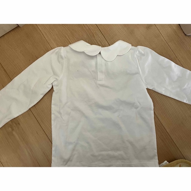 Jacadi(ジャカディ)のジャカディ　襟スカラップ　トップス　3a キッズ/ベビー/マタニティのキッズ服女の子用(90cm~)(Tシャツ/カットソー)の商品写真