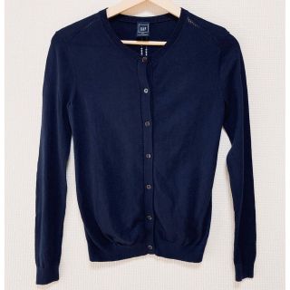 ギャップ(GAP)のGAP カーディガン ネイビー かぎ編み(カーディガン)