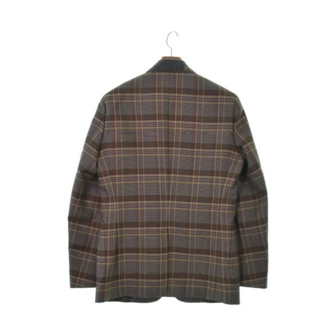 kolor カラー ジャケット 1(S位) 茶x黄等(チェック) | www.innoveering.net