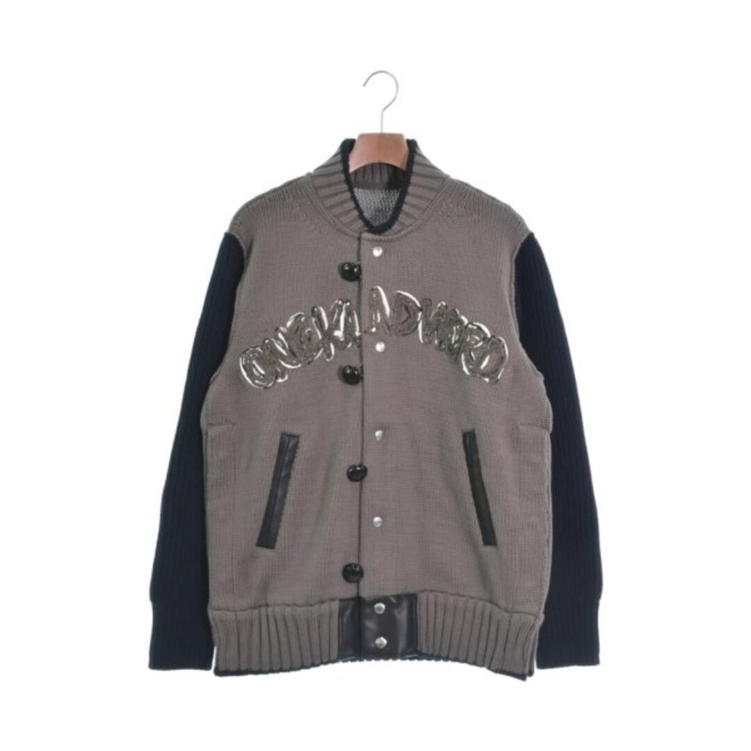 sacai(サカイ)のsacai サカイ ブルゾン（その他） 1(S位) ベージュ系x紺 【古着】【中古】 メンズのジャケット/アウター(その他)の商品写真