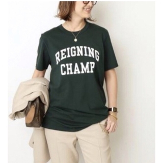 💫DeuxiemeClasse REIGNING CHAMP ロゴTシャツ