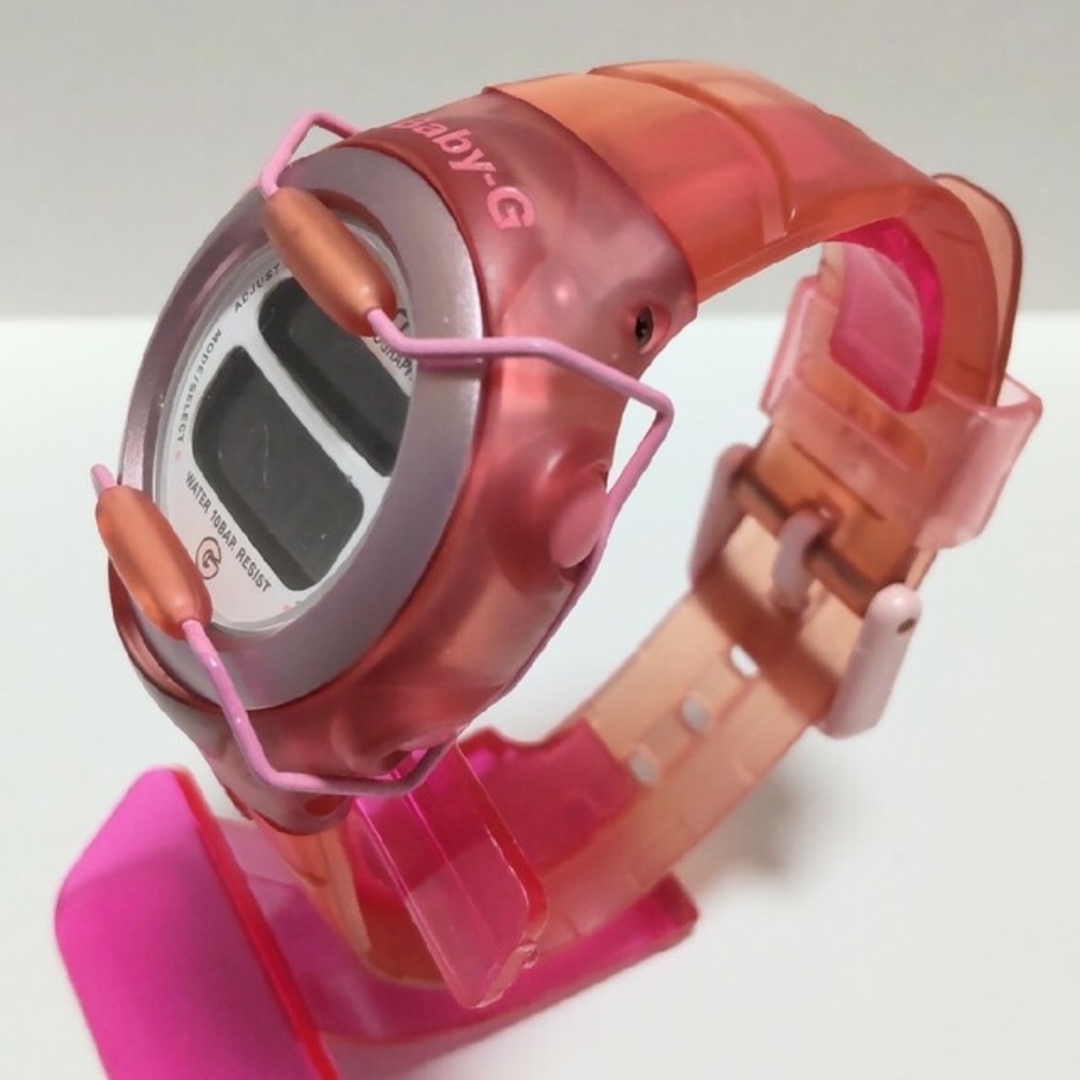 Baby-G(ベビージー)のBaby-G 380 マイメロディ　カスタム染色ローズピンク　💕 レディースのファッション小物(腕時計)の商品写真