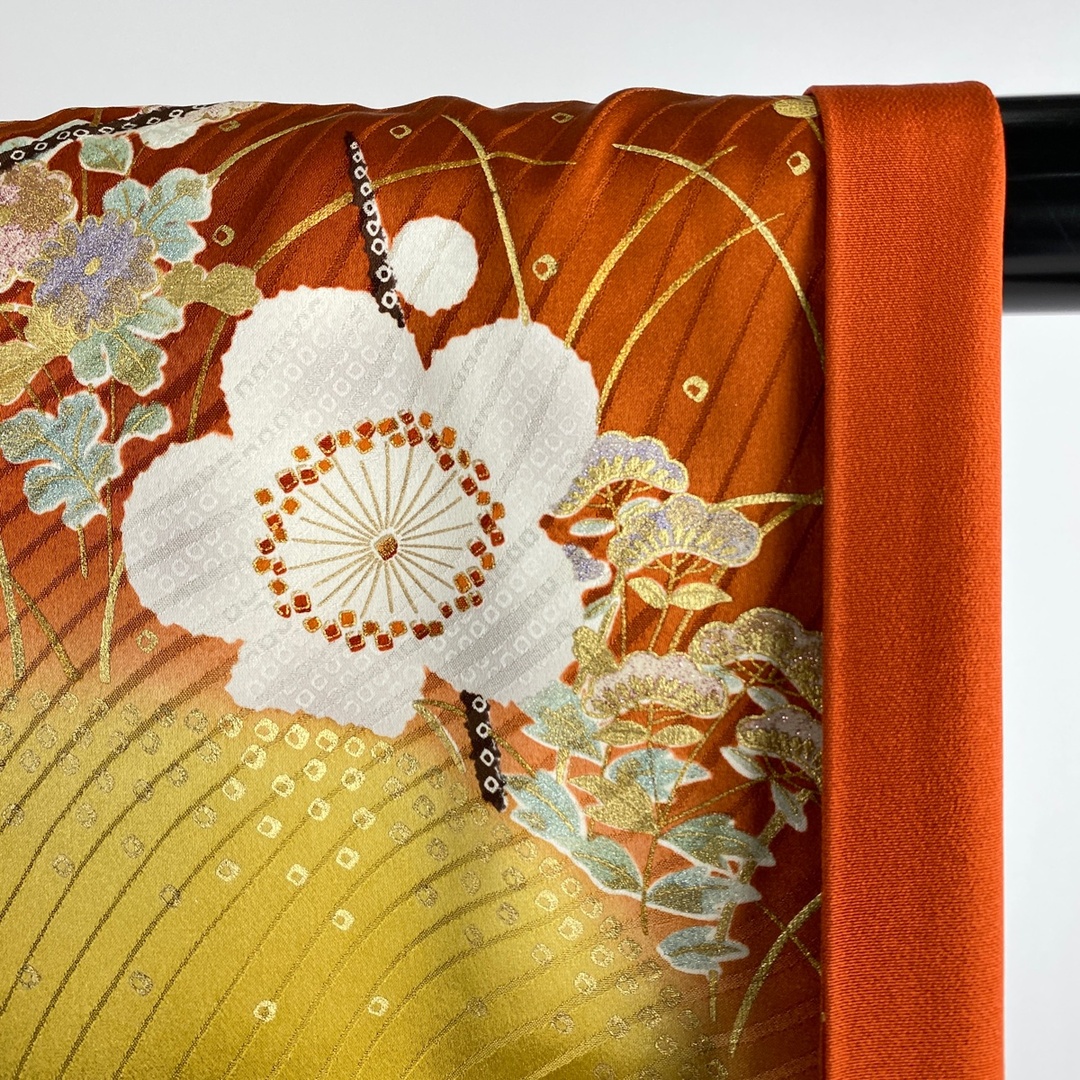 振袖 身丈150.5cm 裄丈63cm 正絹 美品 名品-