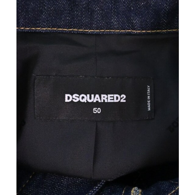 DSQUARED ブルゾン（その他） 50(XL位) インディゴx黒