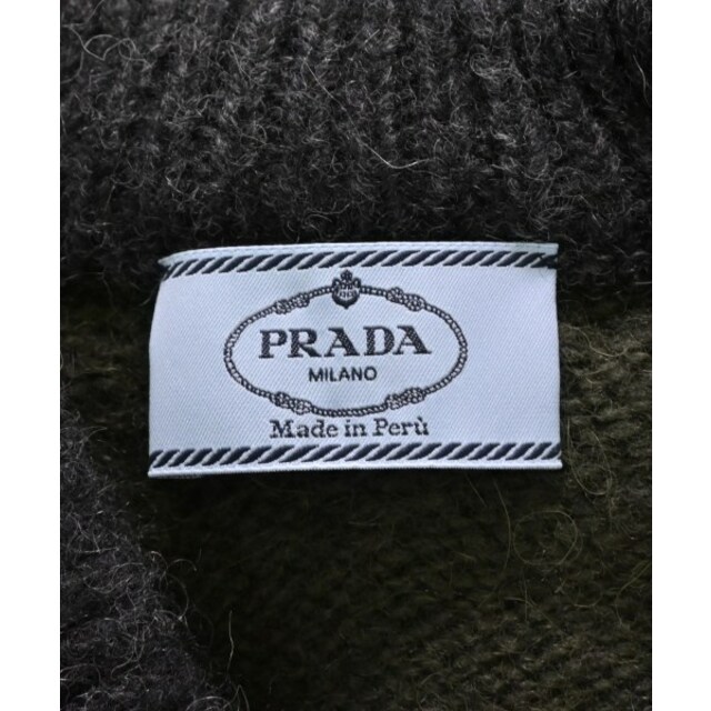 PRADA(プラダ)のPRADA プラダ ニット・セーター 50(XL位) カーキ 【古着】【中古】 メンズのトップス(ニット/セーター)の商品写真