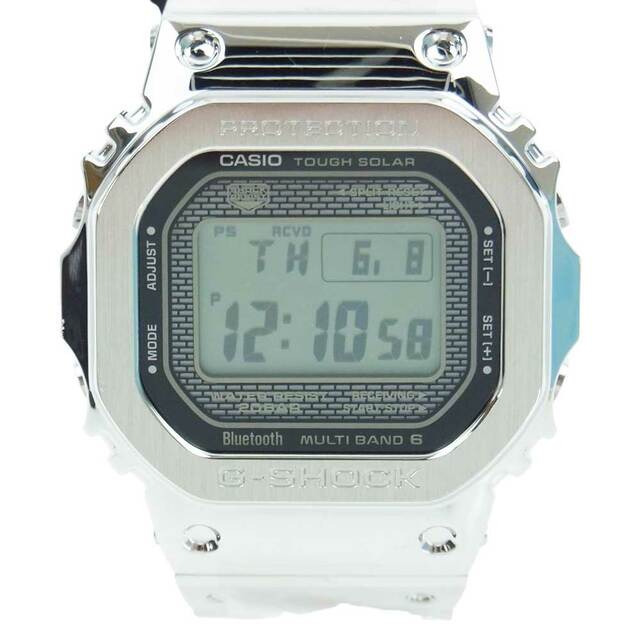 CASIO G-SHOCK カシオ ジーショック 時計 GMW-B5000D-1JF FULL METAL フルメタル シルバー 電波ソーラー ウォッチ 腕時計 シルバー系【新古品】【未使用】