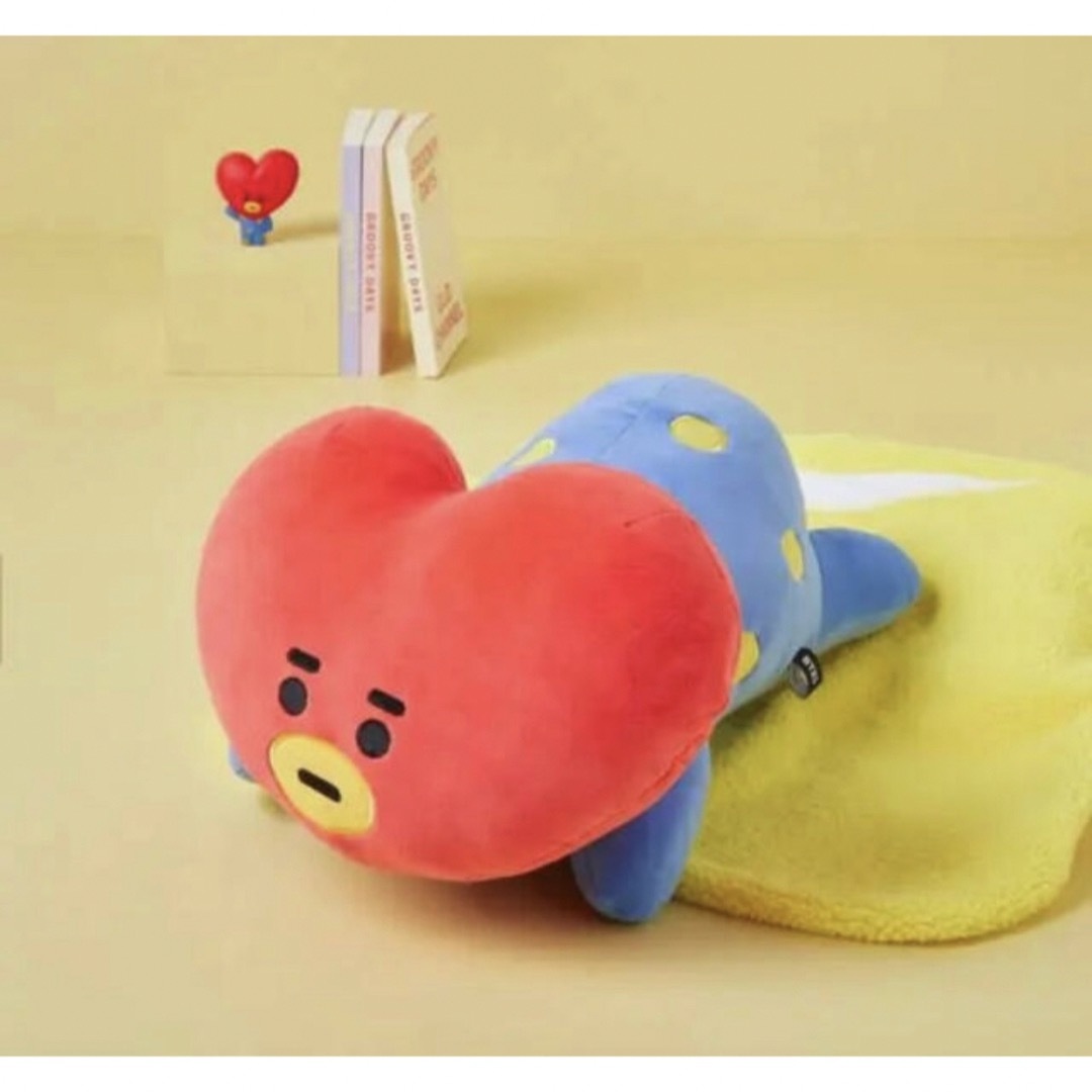 防弾少年団(BTS)(ボウダンショウネンダン)のBTS BT21 バンタン　TATA テテ　寝そべりぬいぐるみ　１個 キッズ/ベビー/マタニティのおもちゃ(ぬいぐるみ/人形)の商品写真