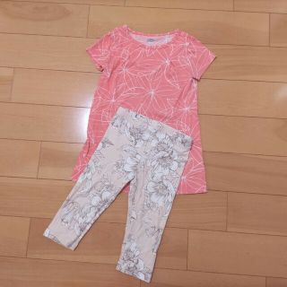 オールドネイビー(Old Navy)のオールドネイビー チュニック スパッツ ズボン セット 90相当 女の子(Tシャツ/カットソー)