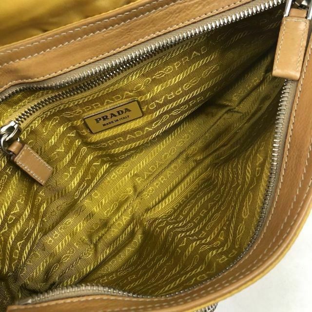 PRADA プラダ ナイロン ショルダーバッグ イエロー レディース ブランド