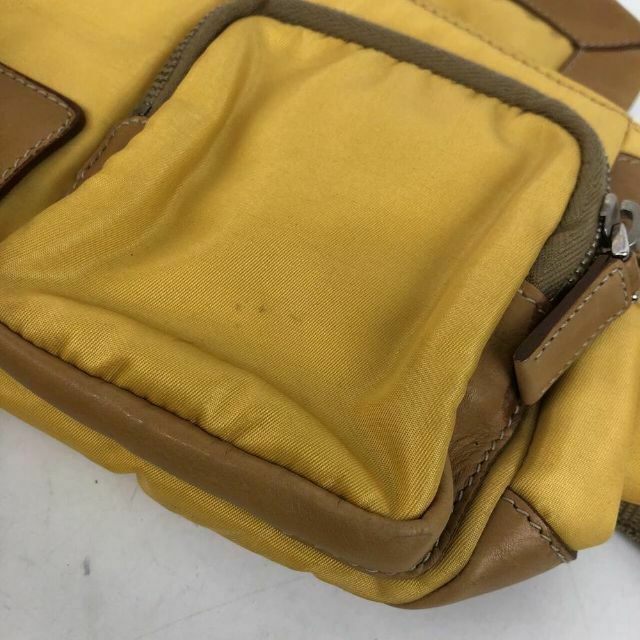 PRADA プラダ ナイロン ショルダーバッグ イエロー レディース ブランド