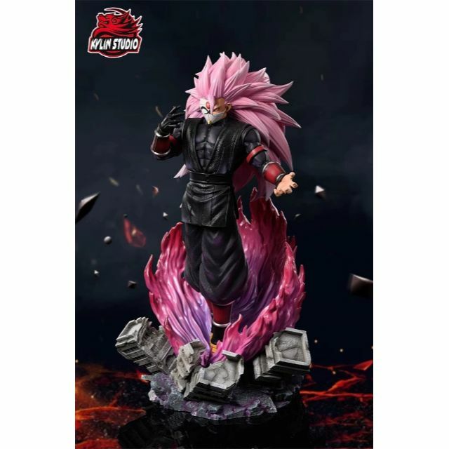 ドラゴンボール 超サイヤ人ロゼ3 ゴクウブラック フィギュア ガレージキット