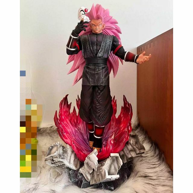 ドラゴンボール 超サイヤ人ロゼ3 ゴクウブラック フィギュア ガレージキット