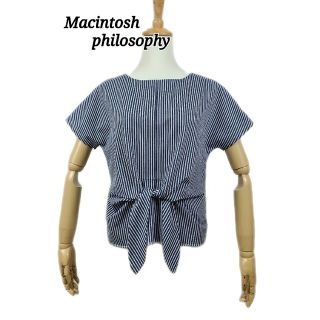 マッキントッシュフィロソフィー(MACKINTOSH PHILOSOPHY)の美品 mackintosh philosophy  プルオーバーブラウス(シャツ/ブラウス(半袖/袖なし))