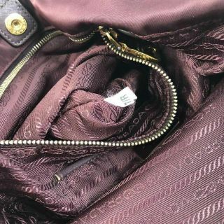 PRADA - PRADA プラダ ショルダーバッグ トートバッグ ボルドー