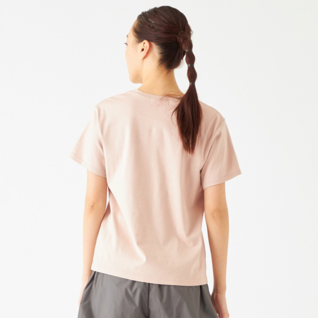 Chacott BALANCE バックギャザーTシャツ ハニーベージュ