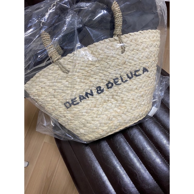 DEAN&DELUCA×BEAMS COUTURE保冷カゴバッグ小 - かごバッグ/ストローバッグ