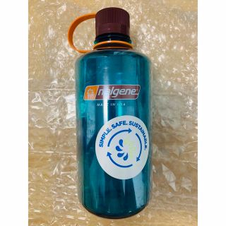 ナルゲン(Nalgene)の【新品未使用】ナルゲン　ナローマウスボトル　１ℓ　ターコイズ(登山用品)