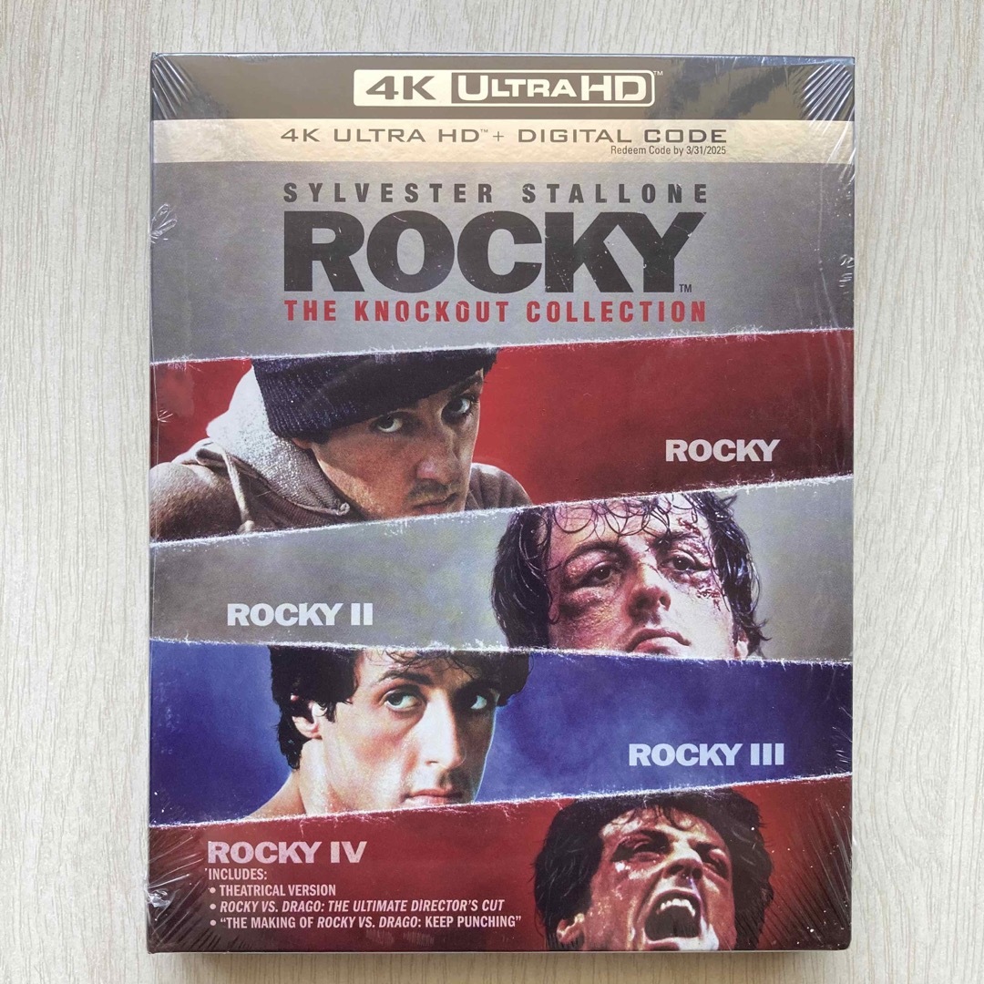 ロッキー ザ・ノックアウト・コレクション  4K UHD ブルーレイ　輸入版