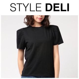 スタイルデリ(STYLE DELI)のSTYLE DELI  ショルダーポイントTシャツ　肩パット　ショルダーパット(Tシャツ(半袖/袖なし))