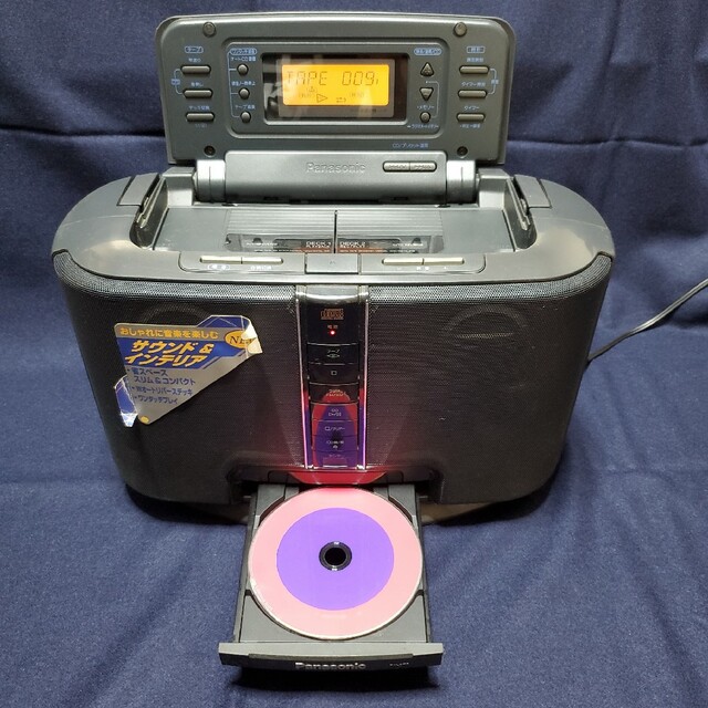 オーディオ機器美品 希少レア機種 ダブルカセット CD デッキ ハイポジ録再&メタル再生対応