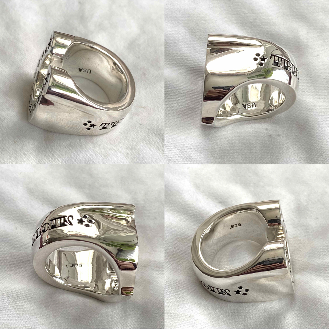 TENDERLOIN(テンダーロイン)のテンダーロイン H.S RING SILVER/STONE ホースシュー リング メンズのアクセサリー(リング(指輪))の商品写真