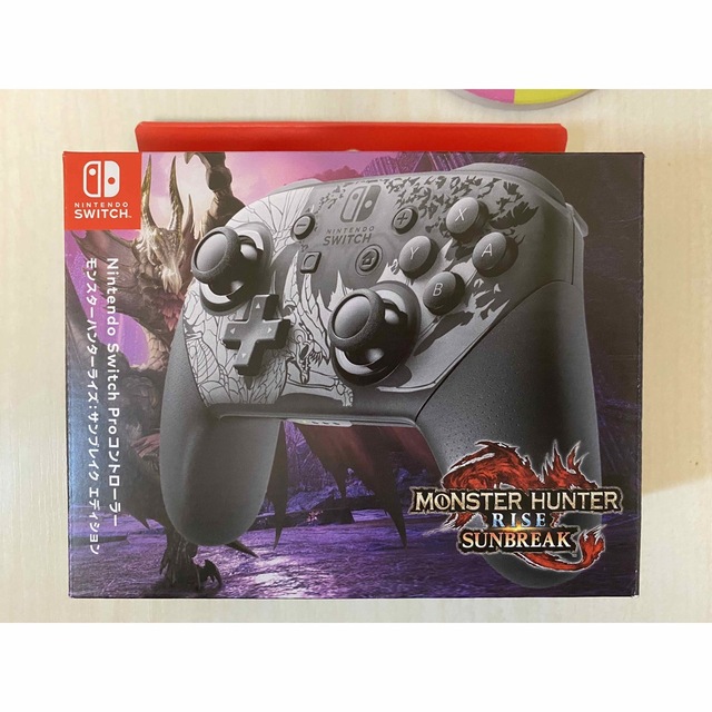 新品未開封 Switch モンスターハンターライズ プロコン サンブレイク-