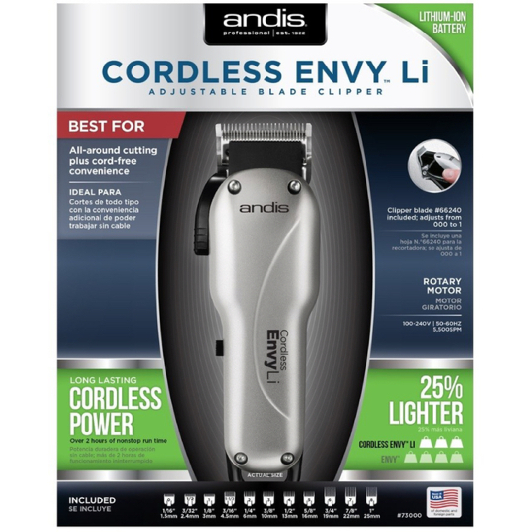 andis CORDLESS ENVY Li フェードカット必需品❗️ 3