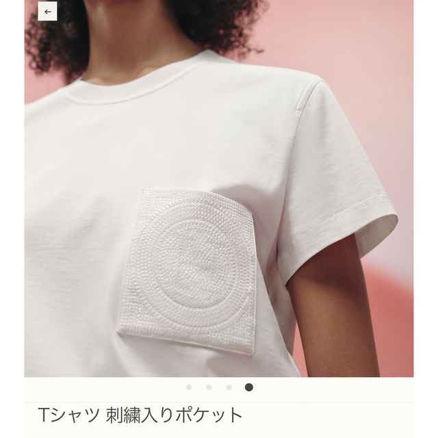 エルメス2023春夏　モザイク刺繍Ｔシャツ