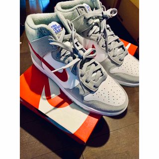 ナイキ(NIKE)のNIKE ダンクハイ　スモークグレー　27cm(スニーカー)