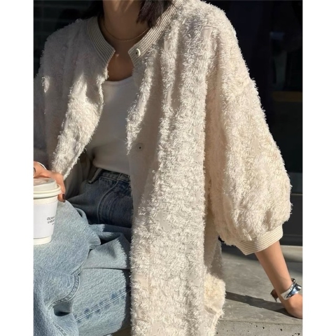 CLANE Fringe Half Sleeve Cardigan