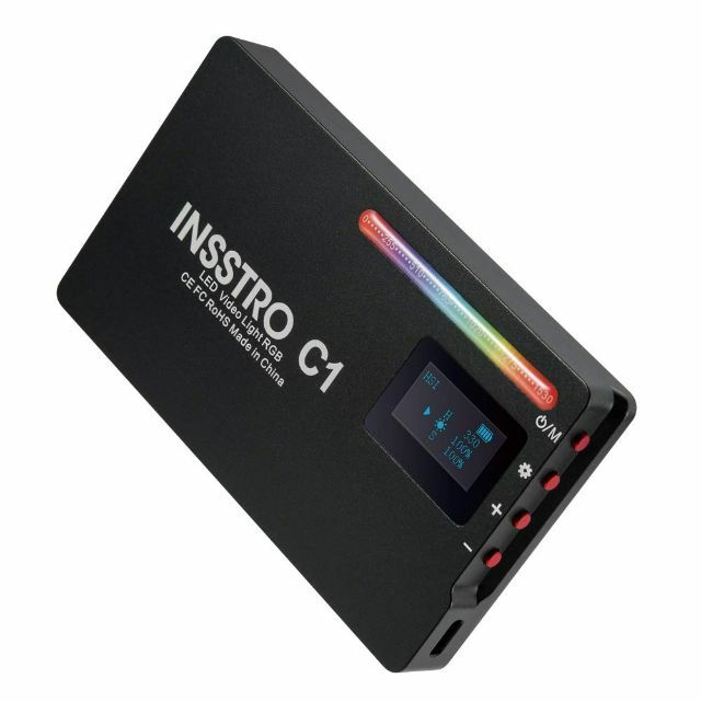 【数量限定】INSSTRO C1 RGBライト LEDライト 2500k～850
