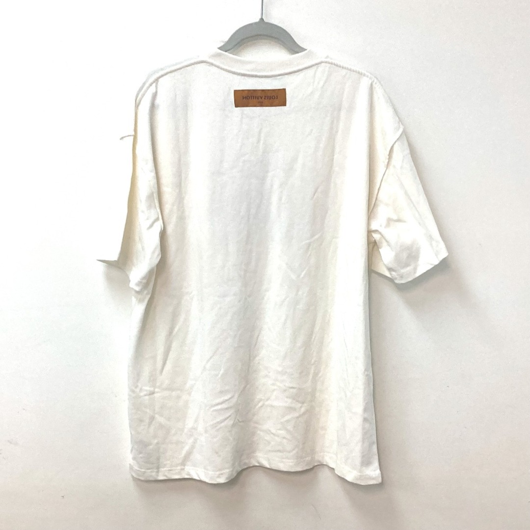 LOUIS VUITTON(ルイヴィトン)のルイヴィトン LOUIS VUITTON レインボープリンテッドTシャツ 1AB4UP 23SS アパレル トップス 半袖Ｔシャツ コットン ホワイト 美品 メンズのトップス(Tシャツ/カットソー(半袖/袖なし))の商品写真