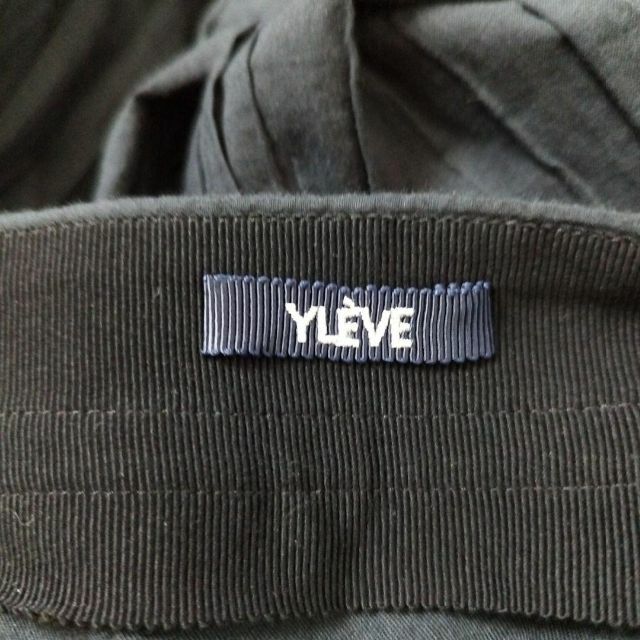 YLEVE イレーヴ コットンローンロングスカート ティアード ギャザー 黒