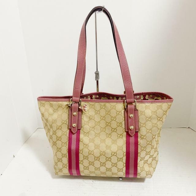 GUCCI(グッチ) トートバッグ GG柄 137396 | フリマアプリ ラクマ