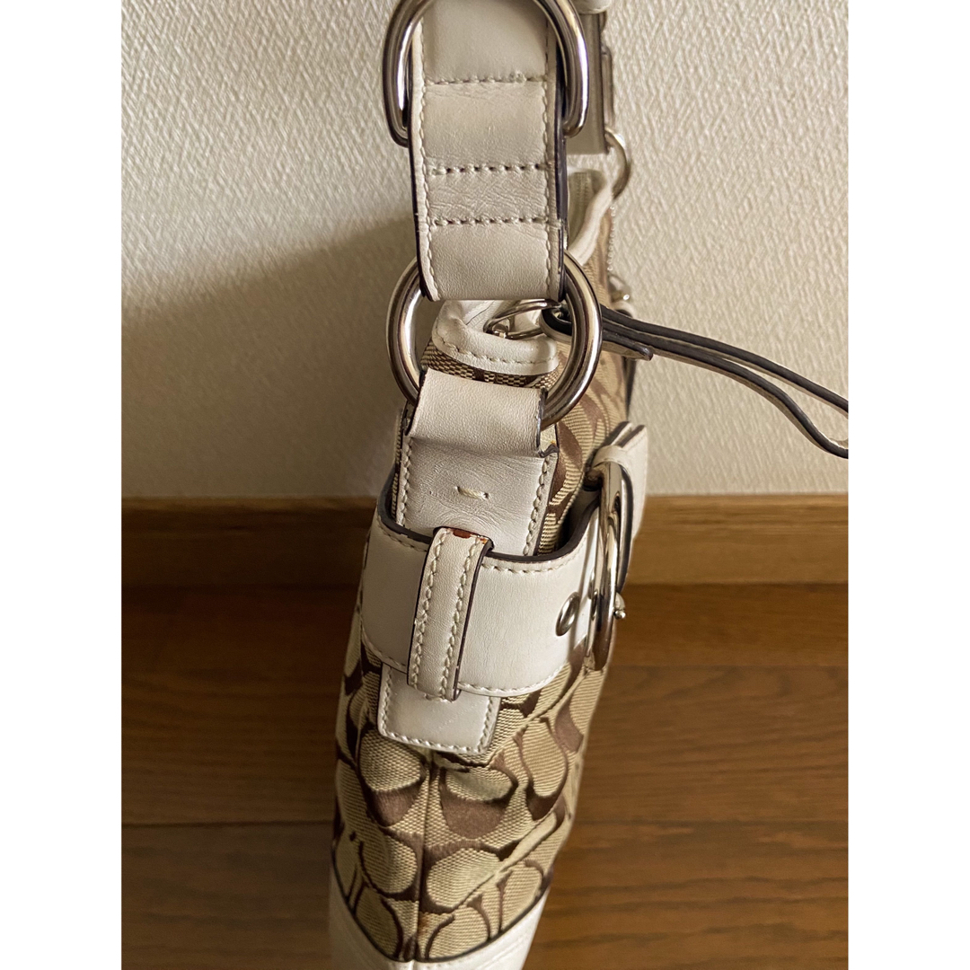 COACH - COACH コーチ ショルダーバッグ シグネチャー レザー COACH - COACH コーチ ショルダーバッグ シグネチャー レザー