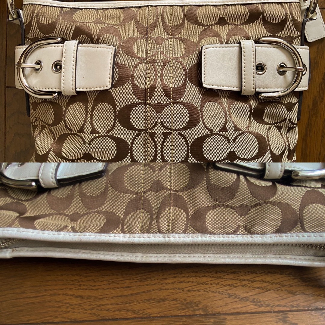 COACH - COACH コーチ ショルダーバッグ シグネチャー レザー COACH - COACH コーチ ショルダーバッグ シグネチャー レザー