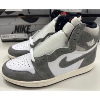 NIKE エアジョーダン1 HIGH BLACK AND SMOKE GREY(スニーカー)