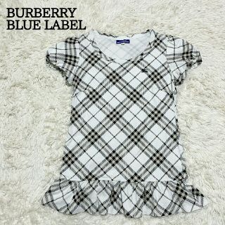 バーバリーブルーレーベル(BURBERRY BLUE LABEL)のBURBERRY　バーバリーブルーレーベル　チュニック　カットソー　チェック柄(チュニック)