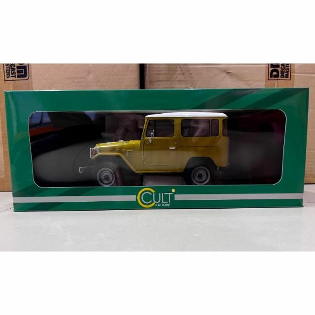 ミニカー CULT 1/18 トヨタ ランドクルーザー FJ40 イエロー