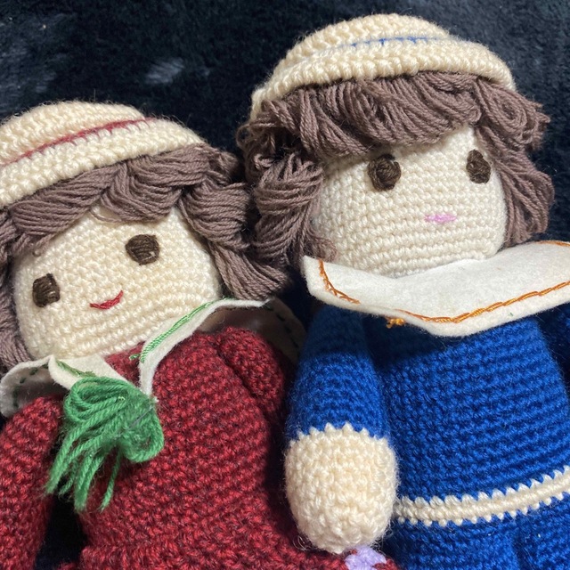 昭和レトロ ハンドメイド ぬいぐるみ 編みぐるみの通販 by