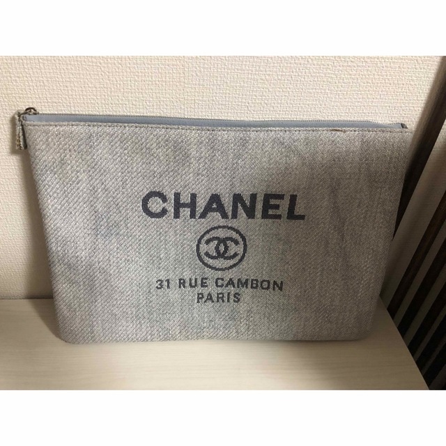 CHANEL ドーヴィル ツイード ポーチ