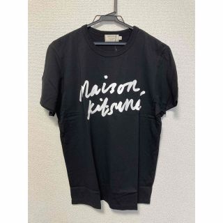 メゾンキツネ(MAISON KITSUNE')の新品未使用　メゾンキツネ　Tシャツ　黒　Mサイズ(Tシャツ/カットソー(半袖/袖なし))